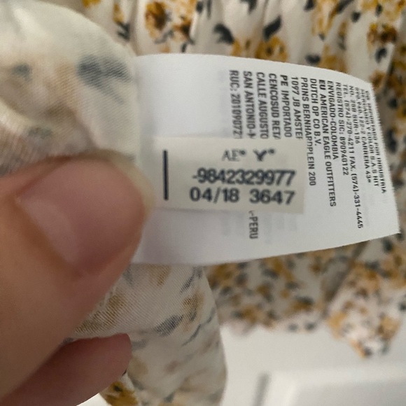 American Eagle Outfitters Spaghetti Strap Yellow and Pink Camisole - Picture 6 of 6